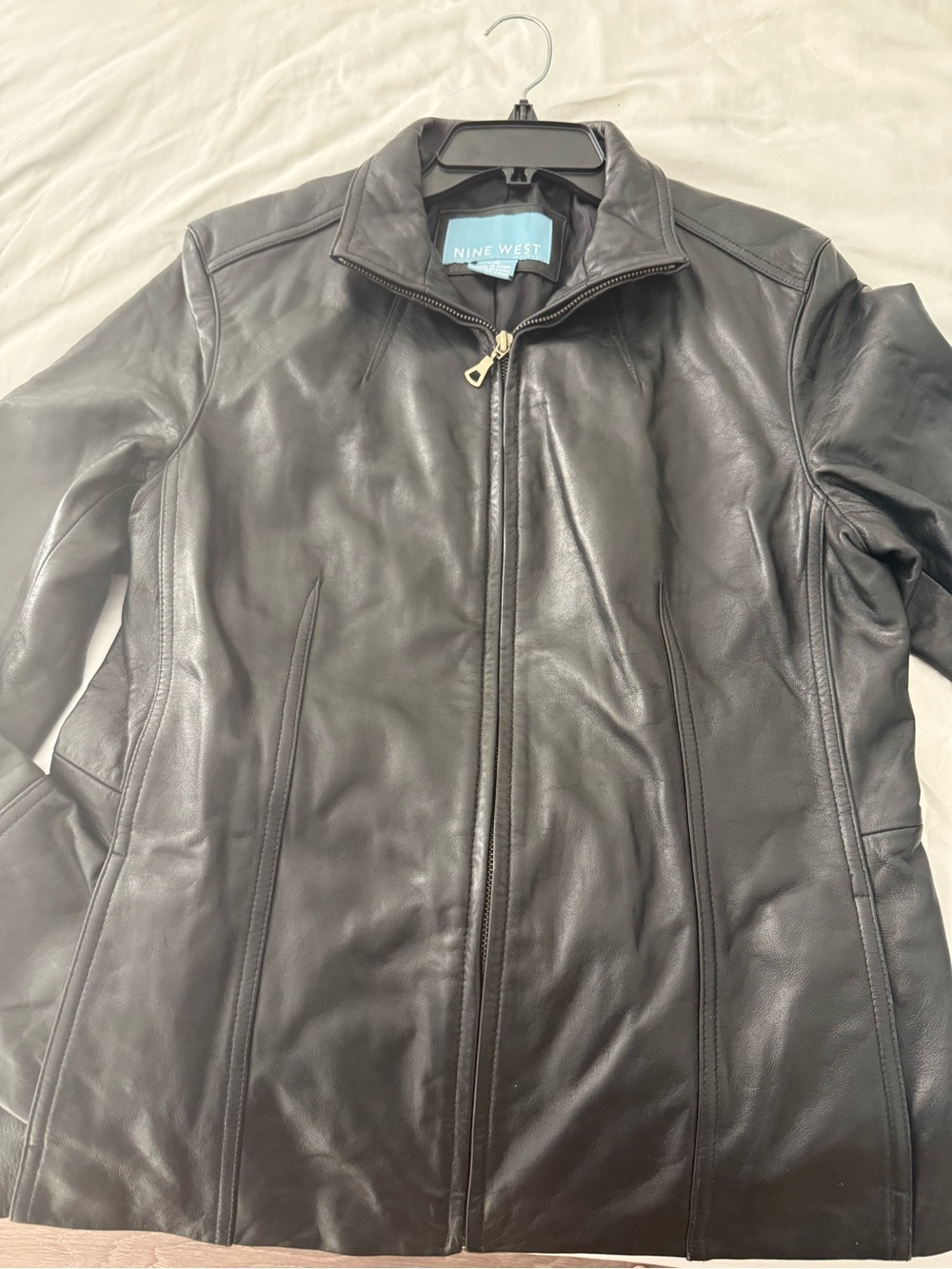 Vintage Nine West 100% Leather Jacket
